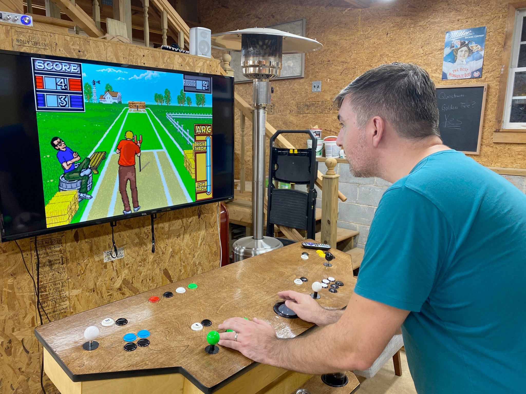 Arcade cabinet first test