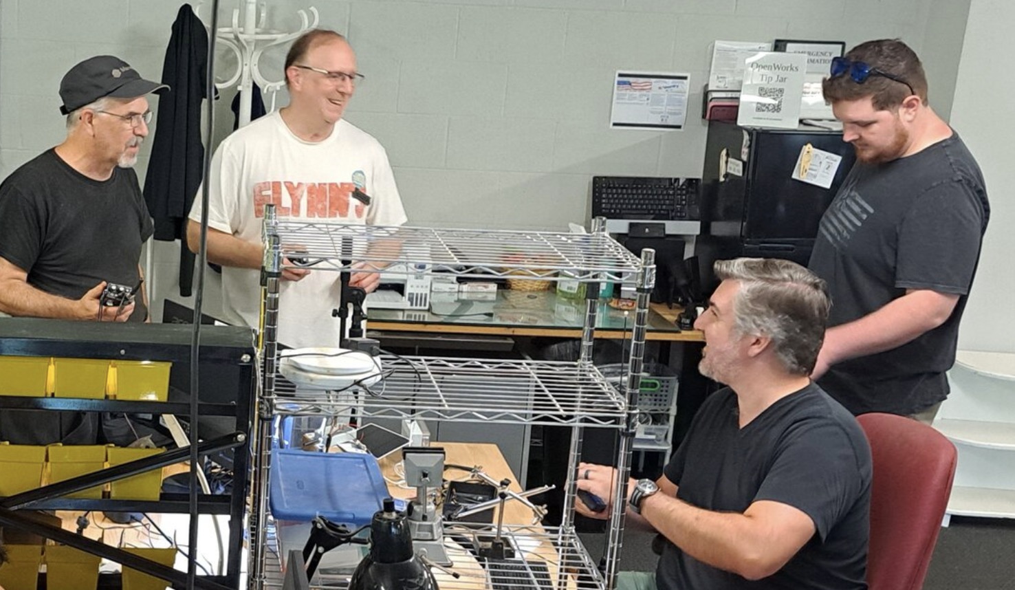 Bill working at SynergyMill